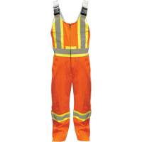 Overalls, Poly-Cotton, Small, High Visibility Orange R.M.G. Prévention