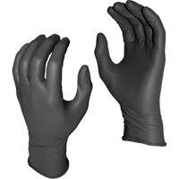Grease Monkey&reg; Disposable Gloves, Small, Nitrile, 5-mil, Powder-Free, Black R.M.G. Prévention