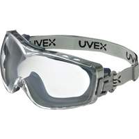 Uvex HydroShield&reg; Stealth&reg; OTG Safety Goggles, Clear Lens, Anti-Fog/Anti-Scratch, Indirect Vent R.M.G. Prévention