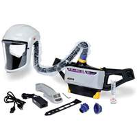 Versaflo Powered Air Purifying Respirator Painter's Kit, Headcover & Faceshield, Lithium-Ion Battery R.M.G. Prévention