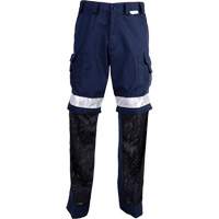 High Visibility Pants, Poly-Cotton, 32, Navy Blue R.M.G. Prévention