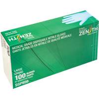 Puncture-Resistant Medical-Grade Disposable Gloves, Large, Nitrile, 3.5-mil, Powder-Free, Blue, Class 2 R.M.G. Prévention