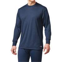 FR Base Layer Long Sleeve T-Shirt, Small, Navy Blue R.M.G. Prévention
