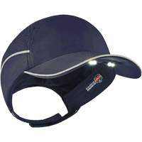 Casque antichocs l&eacute;ger avec lampe DEL 8965 Skullerz, Bleu marin R.M.G. Prévention