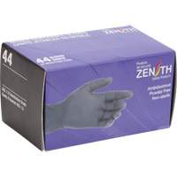 Gants jetables en paquets pour distributeur, 2T-Grand, Nitrile, 5 mils, Sans poudre, Noir R.M.G. Prévention
