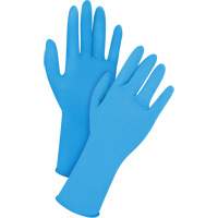 Gants jetables en latex, T-Grand, Latex, 14 mils, Sans poudre, Bleu R.M.G. Prévention