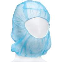 Disposable Hood, Polypropylene, Blue R.M.G. Prévention