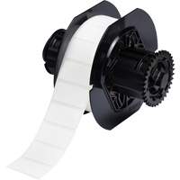 B33 Polyamide Coated Cloth Labels, Nylon, 1.5" L x 0.75" H, White R.M.G. Prévention