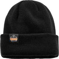 N-Ferno&reg; Zippered Rib Knit Beanie Hat, One Size, Black R.M.G. Prévention