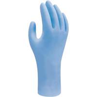 Gants jetables biod&eacute;gradable, T-petit, Nitrile, 2,5 mils, Sans poudre, Bleu R.M.G. Prévention
