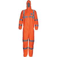 Combinaison haute visibilit&eacute; avec capuchon, Petit, Orange, Tyvek 500 R.M.G. Prévention