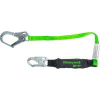 Miller&reg; HP Shock-Absorbing Lanyard, 4', Locking Rebar Hook Center, Locking Snap Hook Leg Ends, Polyester R.M.G. Prévention