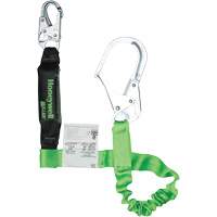 Miller&reg; StretchStop&reg; Shock-Absorbing Lanyard, 6', Scaffold Hook Center, Locking Snap Hook Leg Ends, Polyester R.M.G. Prévention