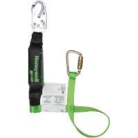 Miller&reg; HP Shock-Absorbing Lanyard, 4', Carabiner Center, Locking Snap Hook Leg Ends, Polyester R.M.G. Prévention