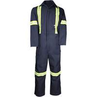 Deluxe Work Coveralls, 50, Navy Blue R.M.G. Prévention
