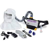 Versaflo Powered Air Purifying Respirator Easy Clean Kit, Loose Fitting Hood & Faceshield, Lithium-Ion Battery R.M.G. Prévention
