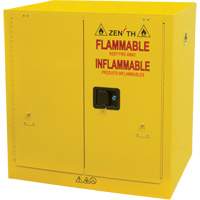 Flammable Storage Cabinet, 22 gal., 2 Door, 35" W x 35" H x 22" D R.M.G. Prévention