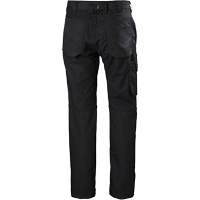 Oxford Service Pants, Poly-Cotton, Black, Size 30, 30 Inseam R.M.G. Prévention