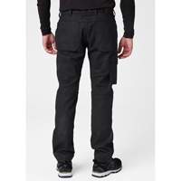 Oxford Service Pants, Poly-Cotton, Black, Size 30, 30 Inseam R.M.G. Prévention