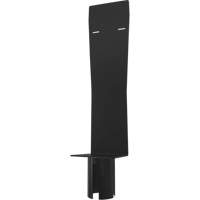 Porte-distributeur pour poteaux de barri&egrave;re pour le contr&ocirc;le des foules, Noir R.M.G. Prévention
