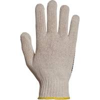 Gant en tricot avec pois de PVC Sure Grip, Poly/coton, Un c&ocirc;t&eacute;, Calibre 7, T-petit R.M.G. Prévention