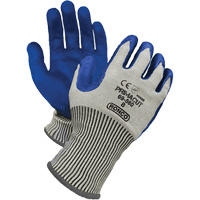 PrimaCut Cut Resistant Gloves, Size 8, 13 Gauge, Nitrile Coated, HPPE Shell, ANSI/ISEA 105 Level 4/EN 388 Level 5 R.M.G. Prévention
