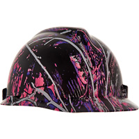 Casque de s&eacute;curit&eacute; Hydro Dip V-Gard, R&eacute;pond aux normes CSA type 1, Suspension Rochet, Non ventil&eacute; R.M.G. Prévention