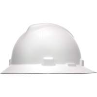 Casque de s&eacute;curit&eacute; &agrave; bordure compl&egrave;te Hydro Dip V-Gard, R&eacute;pond aux normes CSA type 1, Suspension Rochet, Non ventil&eacute; R.M.G. Prévention