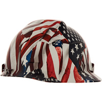 Casque de s&eacute;curit&eacute; Hydro Dip V-Gard, R&eacute;pond aux normes CSA type 1, Suspension Rochet, Non ventil&eacute; R.M.G. Prévention