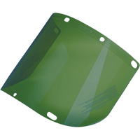 Dynamic Formed Faceshield, Polycarbonate, Green Tint R.M.G. Prévention