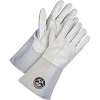 Gants de soudage &agrave; l'arc TIG, Cuir de ch&egrave;vre refendu, Taille Grand R.M.G. Prévention