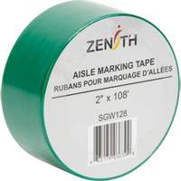 Aisle Marking Tape, 2" x 108', PVC, Green R.M.G. Prévention