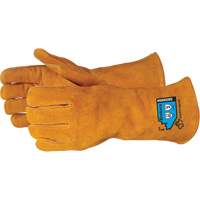 Gants de soudure de luxe r&eacute;sistants aux coupures Endura, Cuir de vache refendu, Taille Petit R.M.G. Prévention