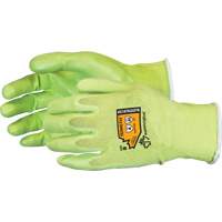 Composite Filament Fiber Cut-Resistant Hi-Viz Glove, Size 5, 18 Gauge, Foam Nitrile Coated, TenActiv Shell, ANSI/ISEA 105 Level 4 R.M.G. Prévention