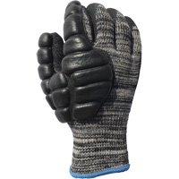 Anti-Impact Coated Hammer Gloves, 8/Medium, Synthetic Palm, Elastic Cuff R.M.G. Prévention