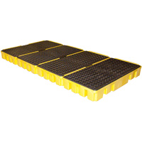 Low Profile Spill Pallet, 102 US gal. Spill Capacity, 96" x 49" x 6.5" R.M.G. Prévention