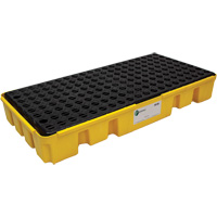 Low Profile Spill Pallet, 25.5 US gal. Spill Capacity, 49" x 24" x 6.5" R.M.G. Prévention