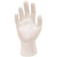Synthetic Stretch Medical Examination Gloves, Large, Vinyl, 5-mil, Powder-Free, White, Class 2 R.M.G. Prévention