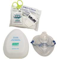 CPR Pocket Face Mask & Accessories Kit, Reusable Mask, Class 2 R.M.G. Prévention