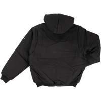 Blouson d'aviateur en toile lourde avec capuchon, Hommes, Petit, Noir R.M.G. Prévention