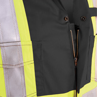 7702BK Combinaison ignifuge et r&eacute;sistant &agrave; l'arc &eacute;lectrique 88/12 FR-Tech, Taille 36, Noir, 9,7 cal/cm² R.M.G. Prévention