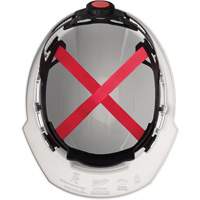 Front Brim Hardhat, Meets CSA Type 1, Ratchet Suspension, Non-Vented R.M.G. Prévention