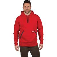 Heavy-Duty Pullover Hoodie, Men's, Small, Red R.M.G. Prévention
