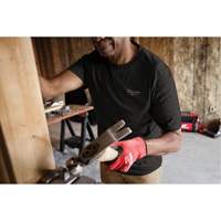 T-shirt de travail hybride, Hommes, Petit, Noir R.M.G. Prévention