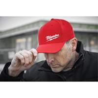 Flexfit&reg; Fitted Hat, Red, Poly-Cotton R.M.G. Prévention