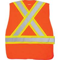 CSA-Compliant High-Visibility Surveyor Vest, High Visibility Orange, 2X-Large, Polyester R.M.G. Prévention