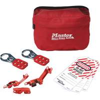 Trousse de cadenassage de base sans cadenas, Ensemble &eacute;lectrique, 8 composants compris R.M.G. Prévention