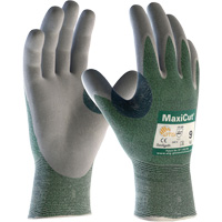 Gants en tissu technique r&eacute;sistant aux coupures ATG MaxiCut, Taille Grand, Calibre 15, Rev&ecirc;tement Nitrile, Enveloppe en Fil technique, ASTM ANSI niveau A2/EN 388 niveau 3/EN 388 niveau B R.M.G. Prévention