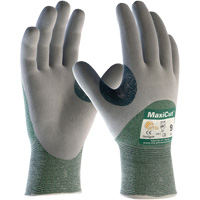 Gants en tissu technique r&eacute;sistant aux coupures ATG MaxiCut, Taille Grand, Calibre 15, Rev&ecirc;tement Nitrile, Enveloppe en Fil technique, ASTM ANSI niveau A2/EN 388 niveau 3/EN 388 niveau B R.M.G. Prévention