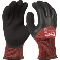 Winter Cut-Resistant Gloves, Size X-Large, 15 Gauge, Rubber Latex Coated, ANSI/ISEA 105 Level 3 R.M.G. Prévention